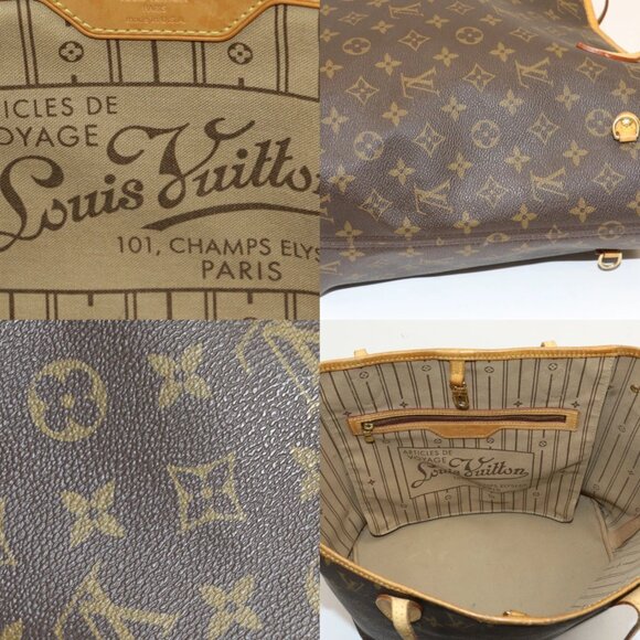 Louis Vuitton Neverfull MM Monogram Canvas Shoulder Tote - Picture 14 of 14
